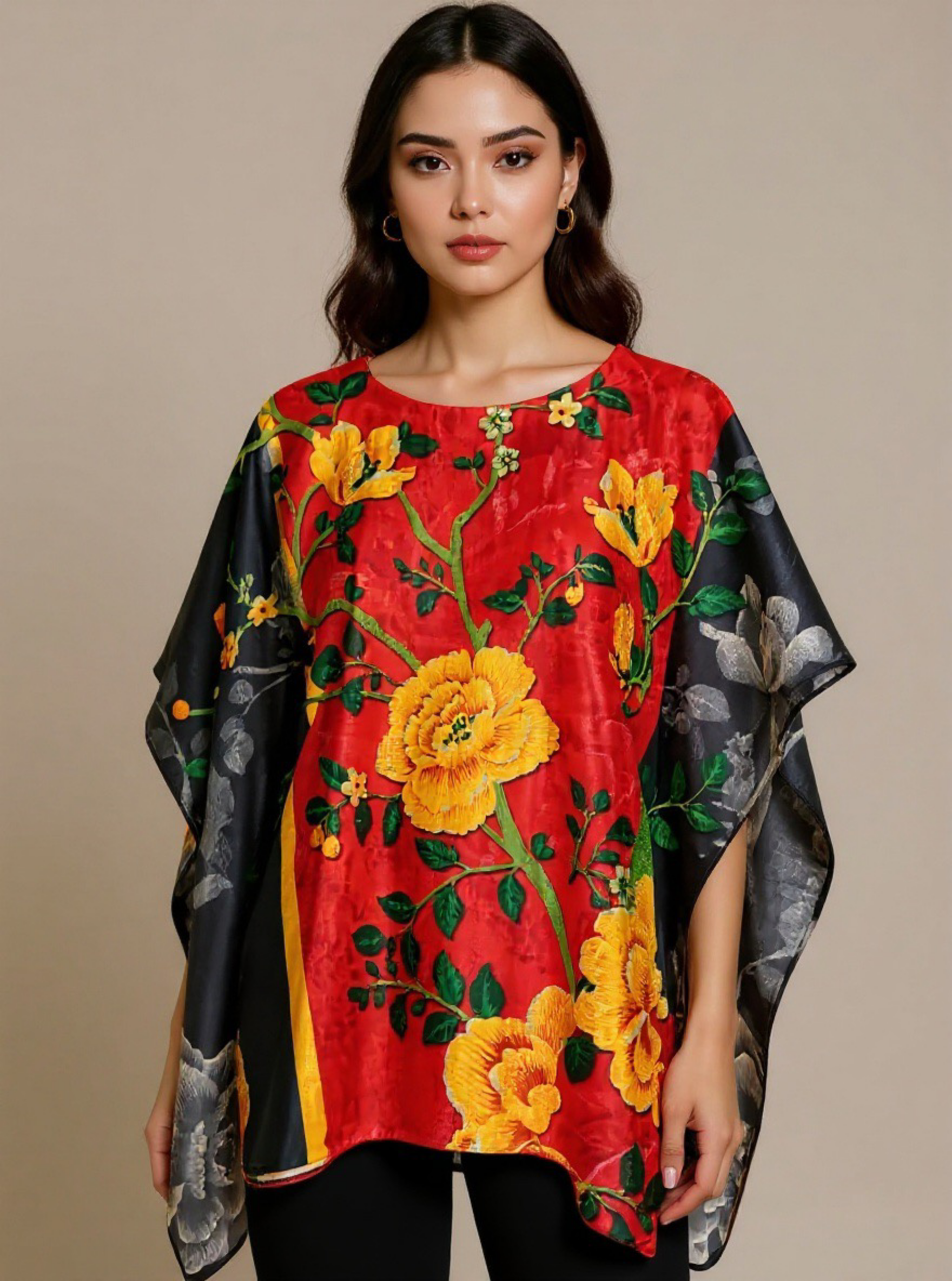 Sunset Bloom Kaftan