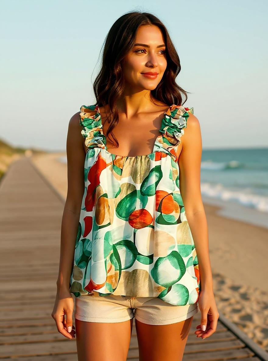 Breeze Ruffle Top