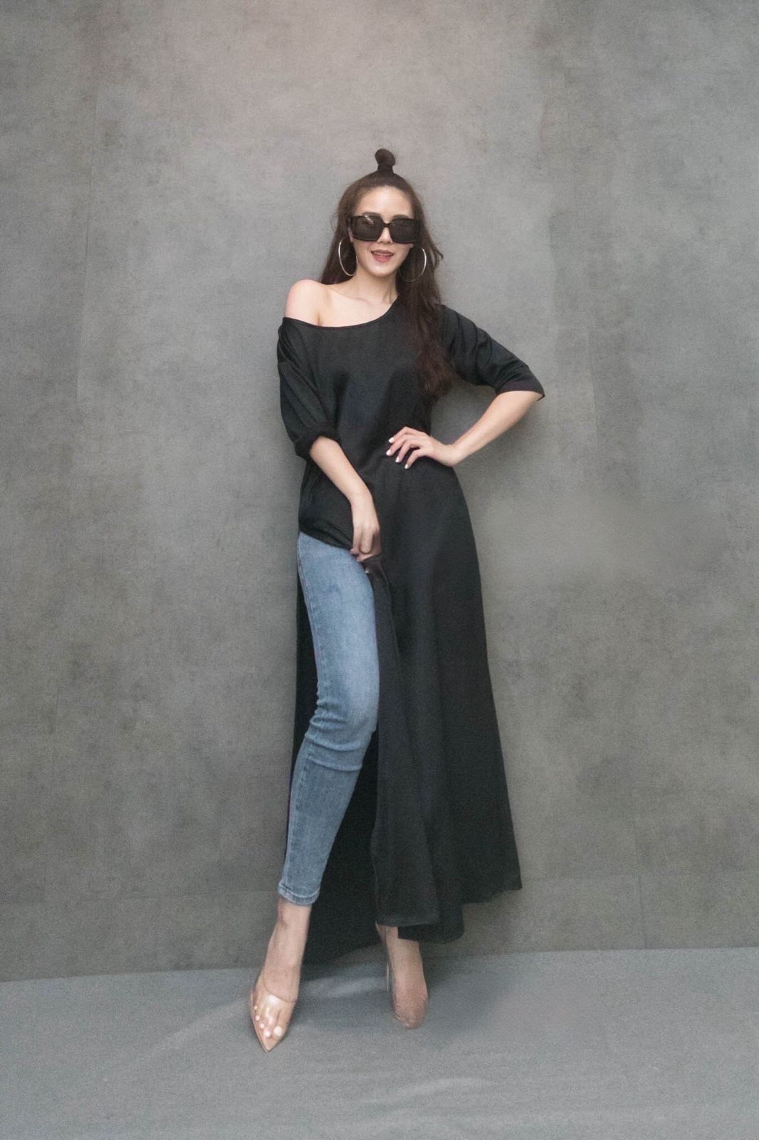 Midnight Drape Tunic