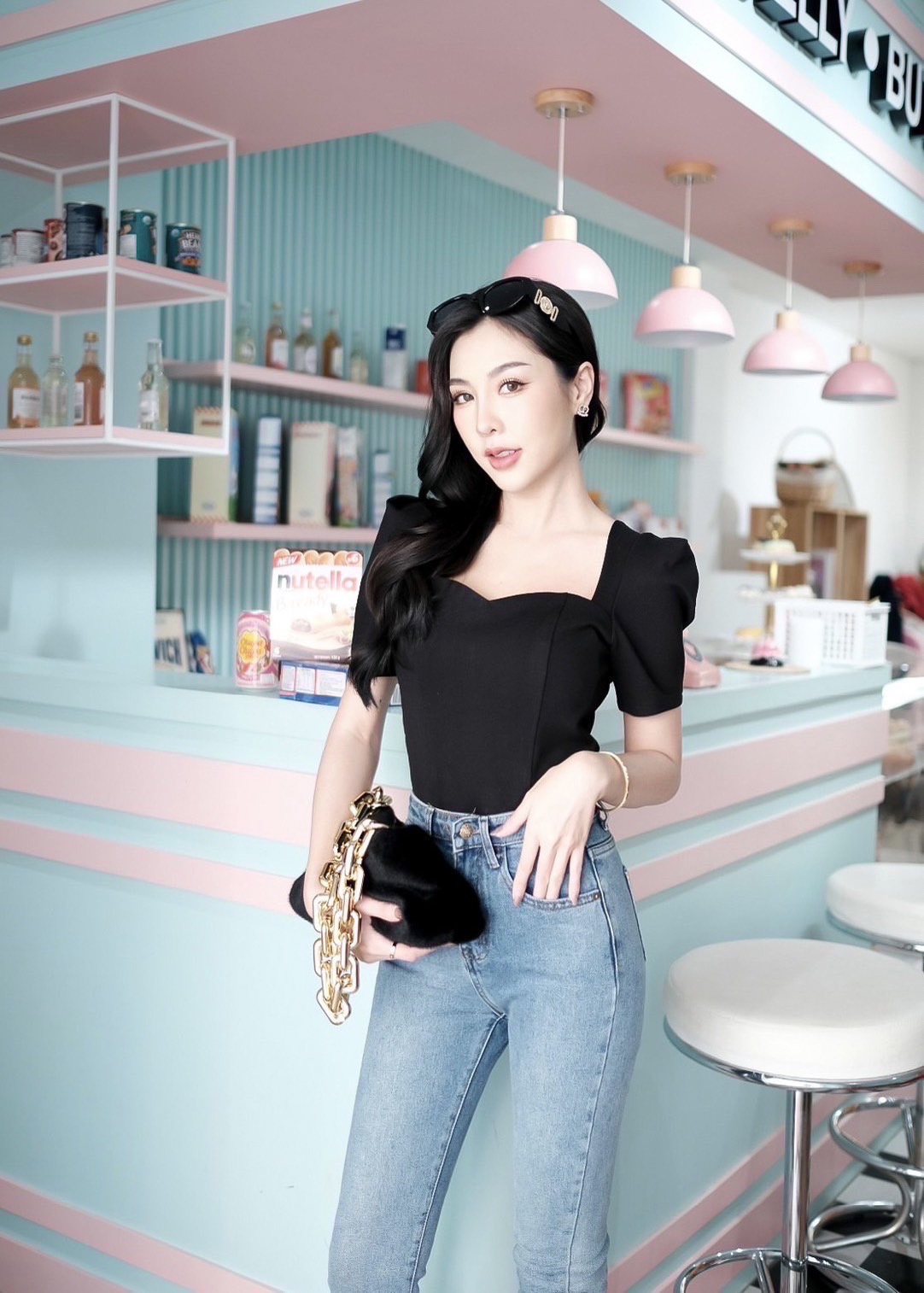 Noir Grace Top-Black